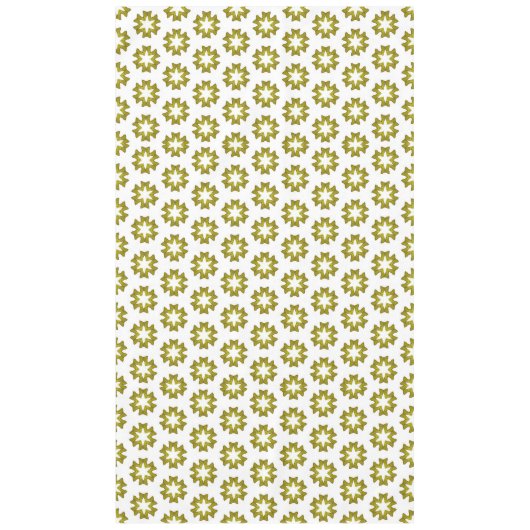 Olive Green Pattern Tischdecke (Vorderseite)