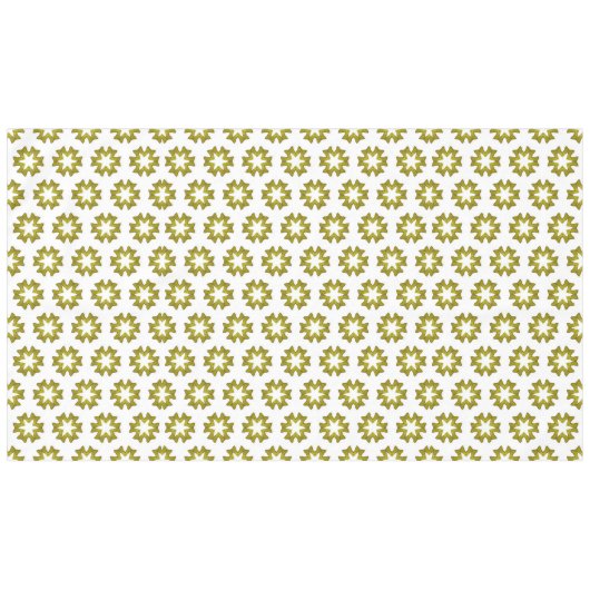 Olive Green Pattern Tischdecke (Vorderseite (Horizontal))