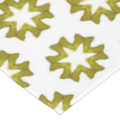 Olive Green Pattern Tischdecke (Schrägansicht)