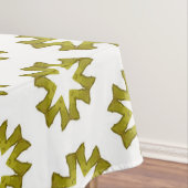 Olive Green Pattern Tischdecke (Beispiel)