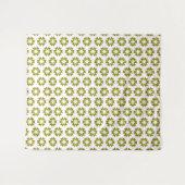 Olive Green Pattern Wandteppich (Vorderseite (Horizontal))