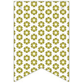 Olive Green Pattern Wimpelkette (Zweite Fahne)