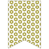 Olive Green Pattern Wimpelkette (Erste Fahne)