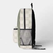 Olive Green Polka-Dot Bedruckter Rucksack (Rechts)