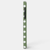 Olive Green Polka Dot Case-Mate iPhone Case (Hinten/Links)