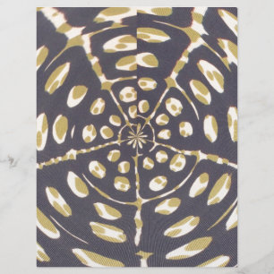 Olive Green Polka Dot Radial Muster Art Print