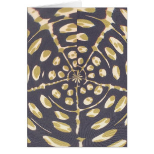 Olive Green Polka Dot Radial Muster Art Print