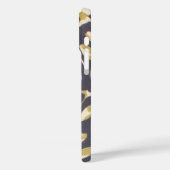 Olive Green Polka Dot Radial Muster Art Print Case-Mate iPhone Hülle (Rückseite / Links)