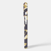 Olive Green Polka Dot Radial Muster Art Print Case-Mate iPhone Hülle (Rückseite / Links)