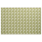 Olive Green Prickly Cactus Pattern Stoff (Yard (91,4 cm))