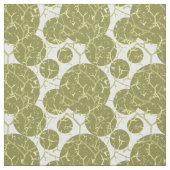 Olive Green Prickly Cactus Pattern Stoff (Muster)