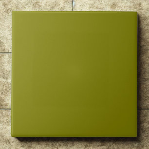 Olive Green Rich Earthy Modern Accent Fliese