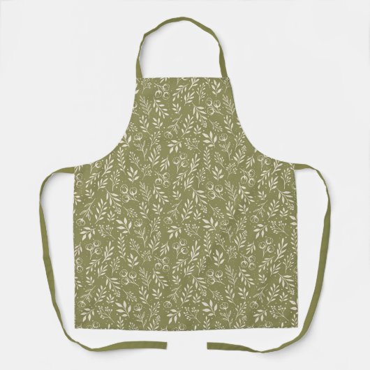Olive Green - Schürze (Vorderseite)