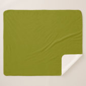 Olive Green Sherpadecke (Vorderseite (Horizontal))