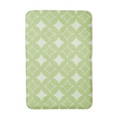 Olive Green Shippo Muster Badematte (Vorderseite Vertikal)