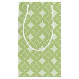 Olive Green Shippo Muster Kleine Geschenktüte