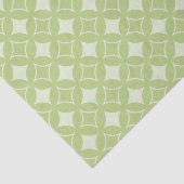 Olive Green Shippo Muster Seidenpapier (Ausschnitt)