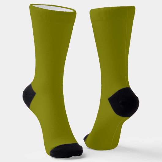 Olive Green Socken (Gewinkelt)