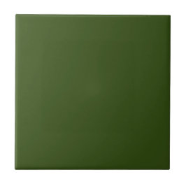 Olive Green Solid Color Tile Fliese