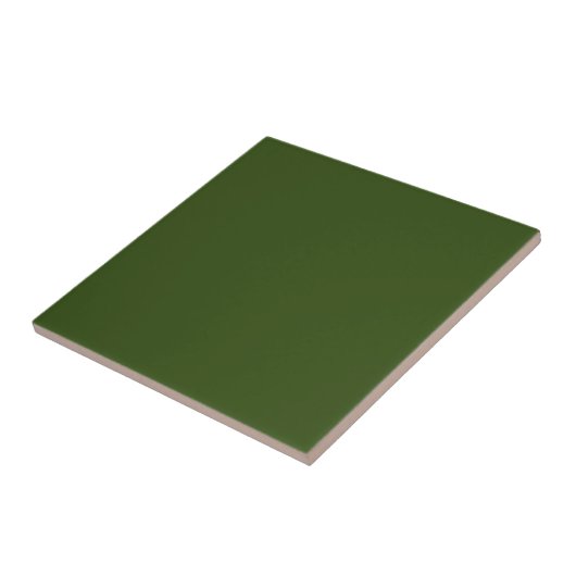 Olive Green Solid Color Tile Fliese (Seite)