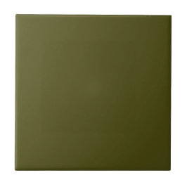 Olive Green Solid Color Tile Fliese