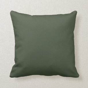 Olive Green Solid Colored Kissen