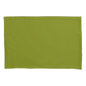 Olive Green solid plain Kissenbezug (Vorderseite)