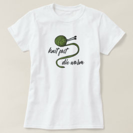 Olive Green Strick Schnell, Die Warmer T - Shirt