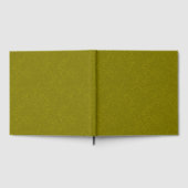 Olive green surface with subtle swirling pattern gästebuch (Voll)