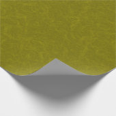 Olive green surface with subtle swirling pattern geschenkpapier (Ecke)