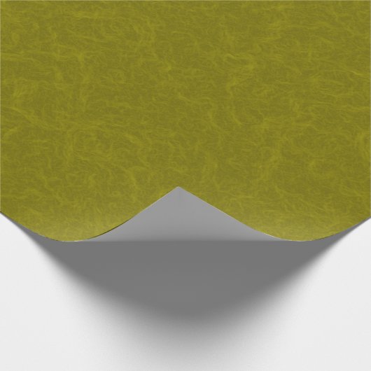Olive green surface with subtle swirling pattern geschenkpapier (Ecke)