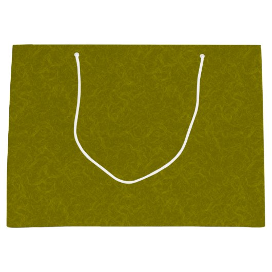 Olive green surface with subtle swirling pattern große geschenktüte (Vorderseite)
