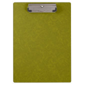 Olive green surface with subtle swirling pattern klemmbrett (Vorderseite)