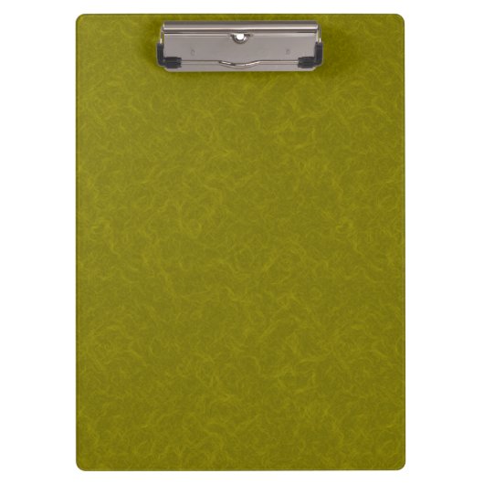 Olive green surface with subtle swirling pattern klemmbrett (Vorderseite)