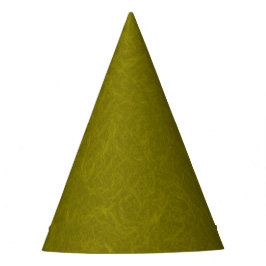 Olive green surface with subtle swirling pattern partyhütchen