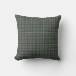 Olive Green Tartan Kariert Rustic Farmhouse Akzent Kissen