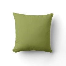 Olive Green Throw Kissen