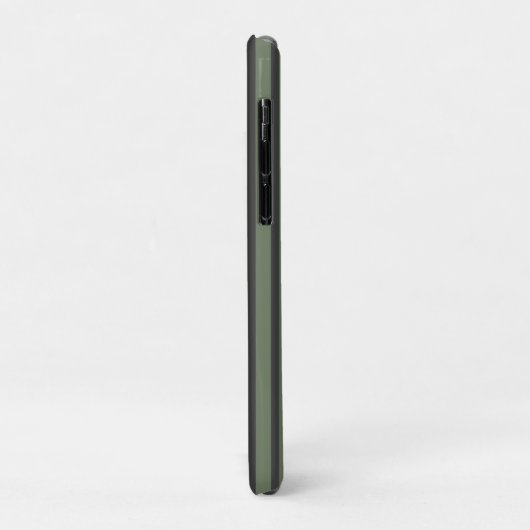 Olive Green Tick Strick Modern Case-Mate iPhone Hülle (Hinten/Links)