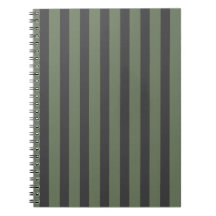 Olive Green Tick Strick Modern
