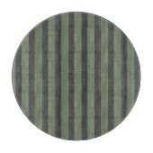 Olive Green Tick Strick Modern Schneidebrett (Vorderseite)