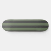 Olive Green Tick Strick Modern Skateboard (Horizontal)
