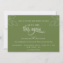 Olive Green, versuchen wir es noch einmal, Liebe i Save The Date