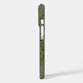 Olive-Green-Water-Tröpfchen Case-Mate iPhone Hülle (Rückseite / Links)