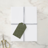 Olive-Green-Water-Tröpfchen Geschenkanhänger (Mit Garn)