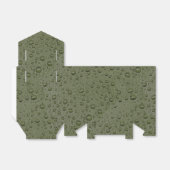 Olive-Green-Water-Tröpfchen Geschenkschachtel (Ungefaltet)