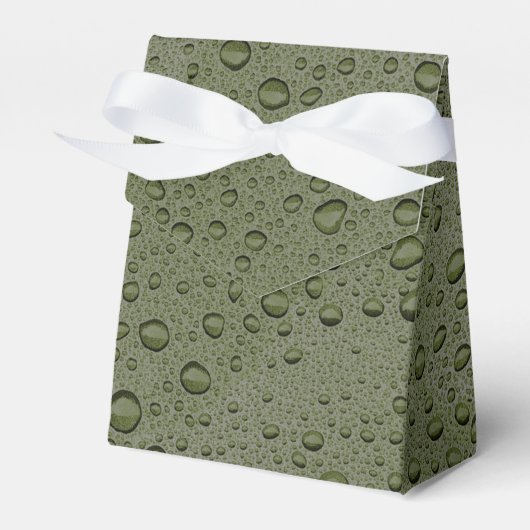 Olive-Green-Water-Tröpfchen Geschenkschachtel (Vorderseite)