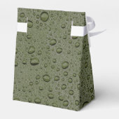 Olive-Green-Water-Tröpfchen Geschenkschachtel (Rückseite)