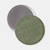 Olive-Green-Water-Tröpfchen Magnet (Vorderseite/Rückseite)