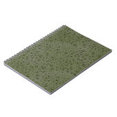 Olive-Green-Water-Tröpfchen Notizblock (Linke Seite)