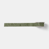 Olive-Green-Water-Tröpfchen Satinband (Vorderseite)